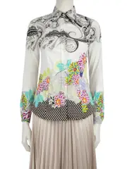 Paisley Floral Patterned Shirt