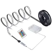 Led Strip Light Remote Control Battery Box Powered High Brightness Ip65 Waterproof Decoration Dc 5v Rgb 5050 Tv Backlight Room Lights Wall Decor Fo...