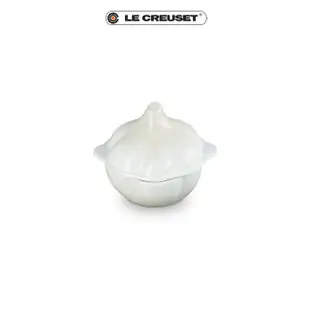 【Le Creuset】瓷器蔬果系列造型烤盅 大蒜/蕃茄/蘋果/黃椒(4款造型選1)