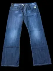 Buffalo David Bitton Jeans Men's 38x32 Dark Blue Denim Ruffer-X Straight NWT