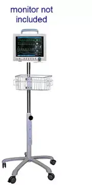 Rolling Roll stand for contec cms 7000 cms7000 patient monitor (small wheel)