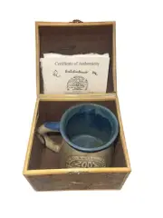 mt pinatubo Mug Y2K Vtg 2000 Ash Glaze Certificate Authenticity Volcanic History