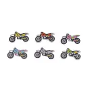 30pcs 32mm Wooden Sewing Buttons Scrapbooking Motorcycle Shape 2 Holes