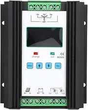 600W Wind Solar Hybrid Charge Controller 12V 24V 25A PWM Solar Charge Controller with LCD Display Solar Boost Charge Technology Digital Intelligent Control Wind Solar Regulator