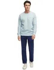 [Oxford] Leo Organic Cotton Sweatshirt in Sky