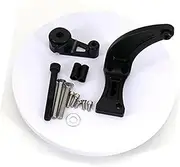 For Dualtron, for Spider, for Raptor2, Eagle pro, Electric Scooter Steering Damper Shock Absorber Stability Mounting Bracket Kit Electric Scooter Steering Damper(BLACK D)