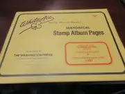 "WHITE-ACE"HISTORICAL STAMP PAGES U.S COMMEMORATIVE SINGLES #P 1987 W/FREE SHP.