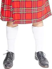 [Damn Near Kilt 'Em] Traditional Scottish Kilt Hose for Men, Available in 5 Colors and 4 Sizes