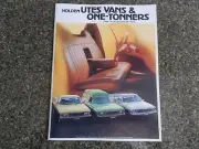 HOLDEN HZ UTES AND PANEL VAN BROCHURE.