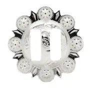 Slotted Concho Silver 1-1/4" 7861-02S