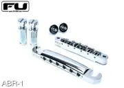 FU-Tone Stop Tail & Tune-O-Matic BRASS Bridge Set – Chrome Plated