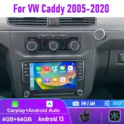 7"For VW Caddy 2005-2020 Wireless Carplay Car Radio Head Unit Android Multimedia