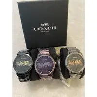 在飛比找蝦皮購物優惠-台灣現貨 COACH 女性手錶 不銹鋼/附紙盒/黑色/銀色/