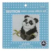 Panda Cross Stitch Kit 7X7cm