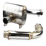 RPM 3" Resonated Chambered Q-Series Turbo Exhaust for X3 MAX X rc TURBO RR