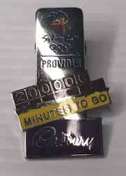 Olympic Games Collectable Cadbury Sydney 2000, 200000 Minutes to Go Badge Pin