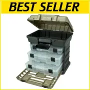 Graphite Gray Stow N Go Toolbox with Removable Utility Boxes - Versatile Storage