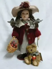 1999 Boyds Bear Yesterdays Child Candice Macintosh Gathering Apples Doll 4923