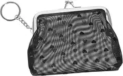 [BESTYASH] Elegant Heart Pattern Buckle Coin Purse Change Storage Credit Cards Holder Keychain Pouch Keychain Cards Container Storage Wallet Money Pouch Key Ring Bag Change Coin Bag