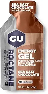 GU Energy - Roctane Energy Gels - Sea Salt Chocolate (with caffeine) Gel