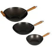 Avanti Non-Stick Wok with Carbon Bamboo Handle - 30cm