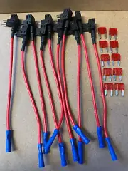 20PCS Fuse TAP Adapter Kit 12V 10Amp Car Add-a-circuit Mini ATM APM Blade