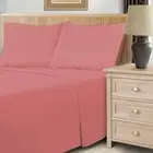 Cotton Blend 600 Thread Count Solid Deep Pocket Bed Sheet Set