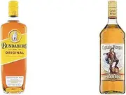 BUNDABERG UP 1L & CAPTAIN MORGAN ORIGINAL SPICED 1L