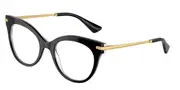 Dolce & Gabbana DG3392 3299 Women’s Glasses Black Size 50 - Private Health Rebate - Blue Light Block Available