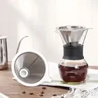Coffee Filter Reusable Small And Light Stainless Steel Cone Dripper Hot Water