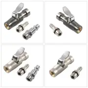 Locking On Air Chuck 1/4Inch FNPT Closed For Tire Inflator Gauge Compressor