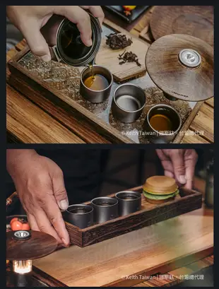 Keith 鎧斯鈦雙層功夫茶杯 50ml / Ti3926 防燙小茶杯 純鈦品茗杯 主人杯玉蘭杯 (7.8折)