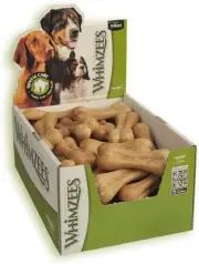 WHIMZEES Rice Bone Dental Dog Treats, Bulk Box, Large (18-27Kg Dogs), Natural...