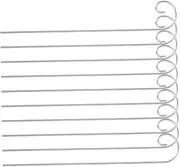 BESPORTBLE Sturdy Metal Hooks 10 Pack Crook Hooks Easy Install Plant Tag Stands for Outdoor Decor