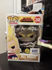 SIGNED My Hero Academia 248 All Might Glow GITD (Funimation 2017 Exclusive)
