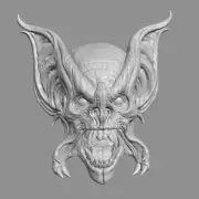 Monster Vampire custom head for Mythic Legions & other fantasy action figures