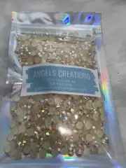 SS20 Yellow Rhinestones Flat Back Round Rhinestones