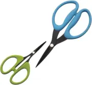 Novelty Cutlery Handy Dandy Scissor Set Titanium-Coat Blades Synthetic Handles