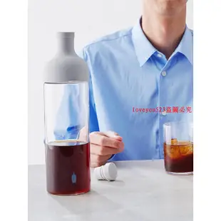 杯子#BLUEBOTTLE藍瓶子咖啡器具玻璃雙層濾網冷泡杯冷萃瓶咖啡壺