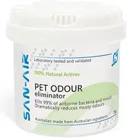 Pet Odour Eliminator 75g – Removes Odours & Bacteria – Air Purifier for Fresh Indoor Spaces – Neutralises Cat Litter Box & Dog Smells – Long-Lasting Diffuser Gel for Home & Pet Areas