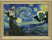 Upower Sota Shiraishi Gel Art Frame "Van Gogh's Starry Night and the God of Thunder God"