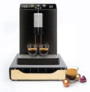Coffee Pod Holder Storage Drawer for Capsule Coffee Pods,60 Pcs Capacity,Metal Countertop Organizer for Home Storage(Black)