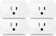 4pcs Smart Sockets Mini Wifi Smart Plug Outlet Remote Control Home Appliances