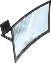 SEWACC Curved Screen Magnifier for Mobile Phones Portable Smartphone Amplifier for Enhanced Viewing Experience for Movies and Videos Desk Travel