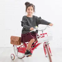在飛比找PChome24h購物優惠-日本iimo兒童腳踏車16吋-經典紅