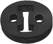 Exhaust Pipe Hangers - Double-Hole Tailpipe Damping Hanger Exhaust Rubber Hanger - Noise-Reducing Rubber Isolator Insulator Exhaust Muffler Hanger for Cars Tricycles Motorcycles