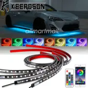 Car RGB LED Strip Bar Underglow Body Kit Neon Lights APP Remote for Scion FR-S