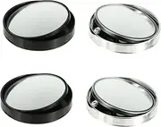 Anneome 2 Pairs Car Mounted Back Side Format Mirrors Useful Car Blind Spot Mirror