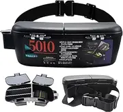 Waist Tackle Box,Tackle Organizer Storage Bag - Waterproof Bait Station Worm Holder Equipment Box Container for Fishing
