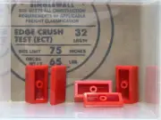 LEGO Parts - Red Slope 30 1 x 2 x 2/3 - No 85984 - QTY 5